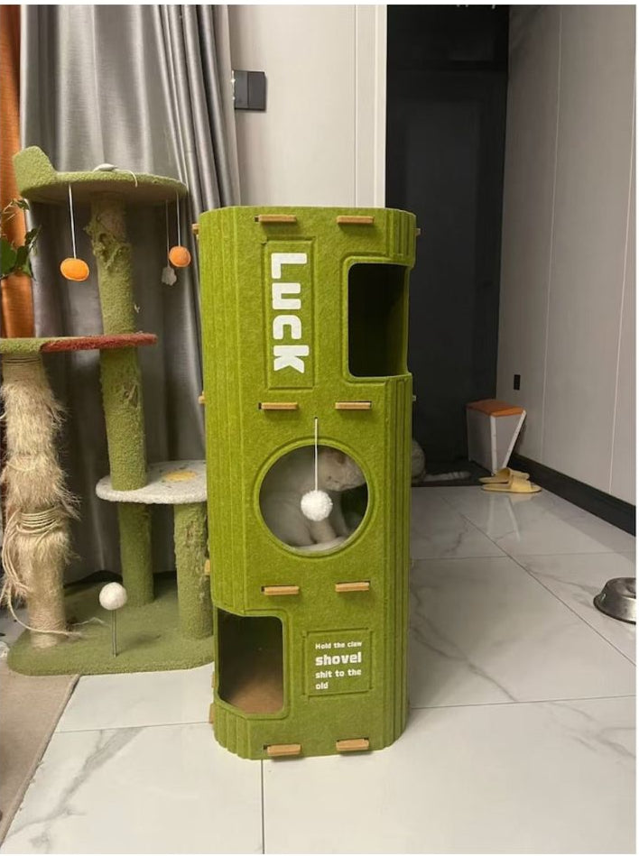 Nunbell Copac modern de lux multifuncțional pentru pisici cu înălțime de 90 cm